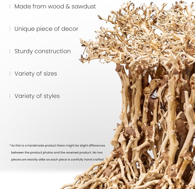 Ultum Nature Systems Bonsai - Handcrafted Hardscape Driftwood for Aquarium, Terrarium, Vivarium, Natural Aquascape Hardscape Decorations, Aquascaping Hardscape for Live Aquatic Plants - 005, Small