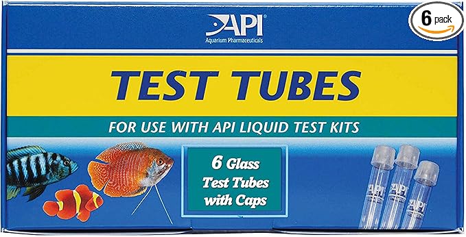 API Replacement Test Tubes for Aquarium Test Kits 6 Pack Bundle