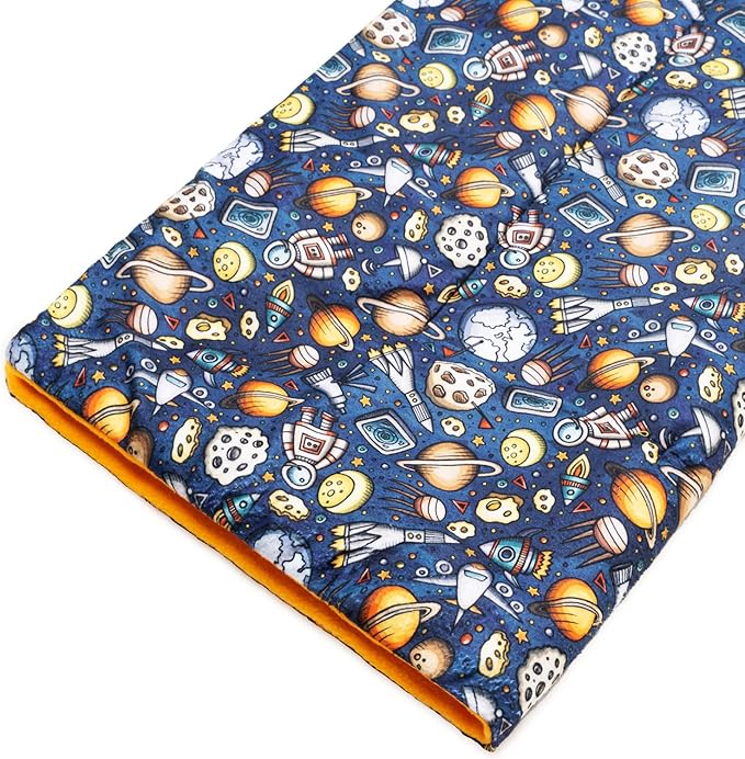KAMEIOU Space Rocket Polar Fleece Guinea Pig Cage Liner Bedding for Small Animals Bed Chinchilla Rat Hedgehog Polar Fleece Bunny Rabbit Midwest Guinea Pig Liner Cages Beds C&C Small Pet Blanket Mats