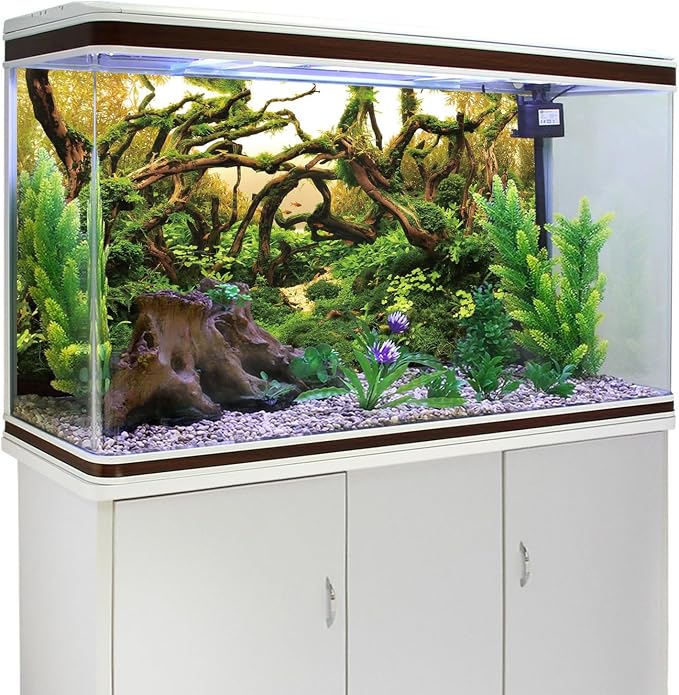 AWERT 30x12 inches Aquarium Background Branches Aquarium Background Aquatic Plant River Bed & Lake Fish Tank Background Vinyl Background