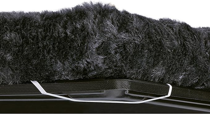 MidWest Homes for Pets QuietTime Dog Bed - Gray Faux Fur Bolster, Ultra-Soft and Machine Washable, Fits 24-Inch Crates and Carriers, for Small Breed Dogs