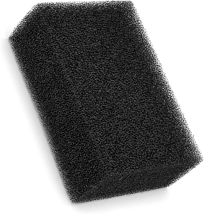Aquarium Sponge Aquarium Filter Sponge Foam Aquarium-Bio Filter Media-Sponge for Fish Tanks, Ponds & Sump Dividers ((7.5" x 4.7" x 2.75", Black)
