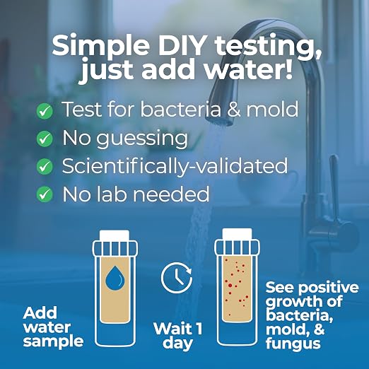 Detekt® Bacteria in Water Test Kit - Drinking, Tap & Well Water - 72 Hrs