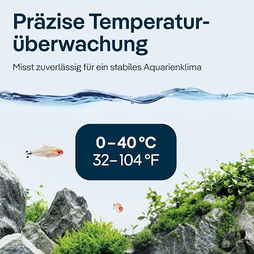 JUWEL Aquarium - Digital Thermometer 4.0 - Suitable for All Aquariums
