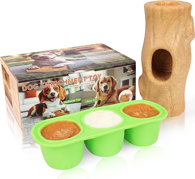 Interactive Dog Toys for Aggressive Chewers Indestructible Dogs Toy for Large/Medium Breed,Frozen Dog Treat Holder to Keep Them Busy&Reduces Anxiety