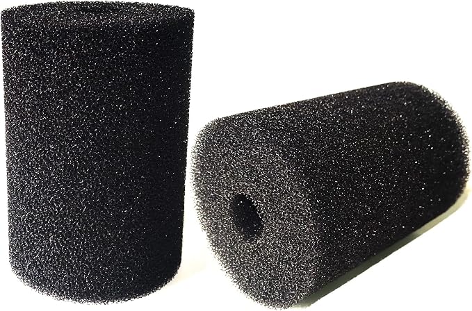 2 Pack Foam Filter Sponges Canister Filters for Aquaclear 70/110 | X-Large Overflow Filter Box Intake Round Pre-Filter 5.91" x 4.13"
