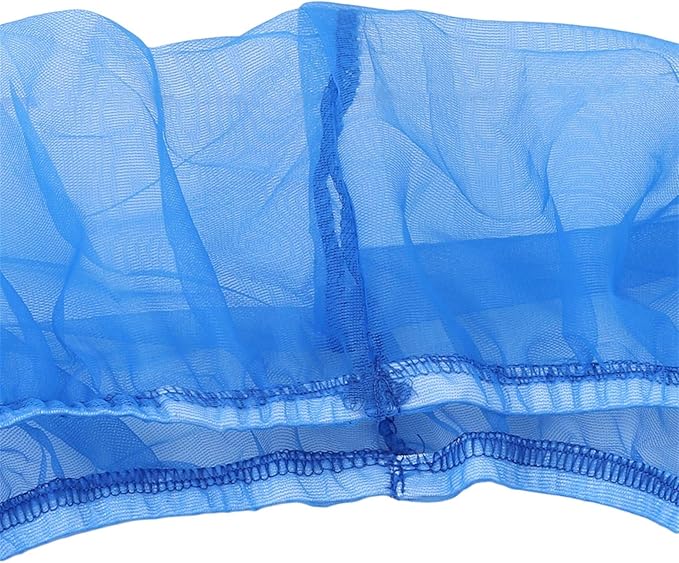 Sperrins Adjustable Bird Cage Cover,Seed Catcher Bird Cage Tidy Bird Cage Mesh Net Cover Skirt Guard for Parrot Parakeet Round Square Cages