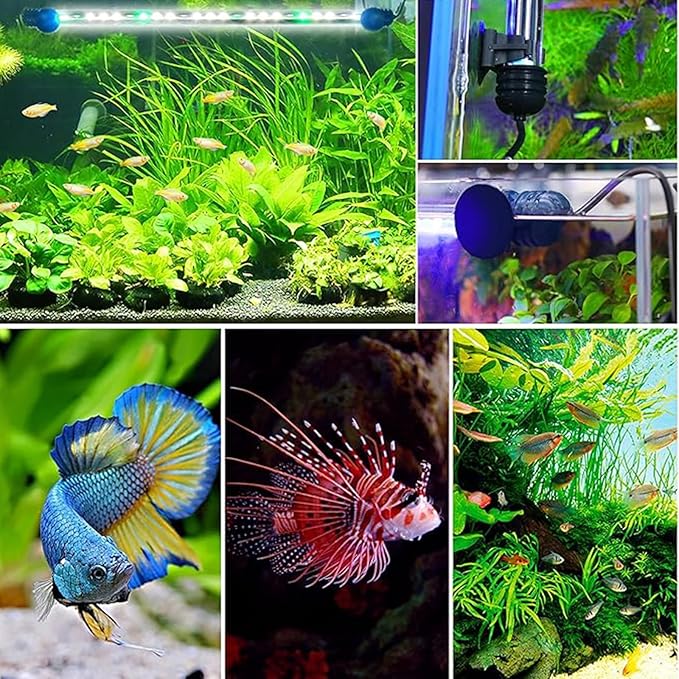 Submersible Aquarium Light Underwater Fish Tank Light with Timer Auto On/Off, LED Aquarium Light Bar 3 Light Modes Dimmer Adjustable Brightness,28.7inch (with Timer&dimmer)