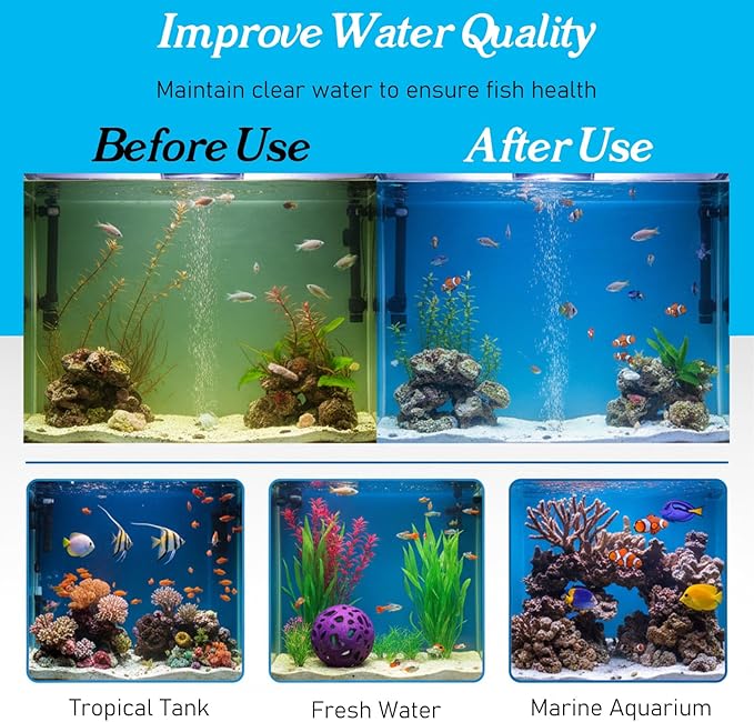4 Pack Filter Sponge, Aquarium Sponge Aquarium Bio Sponges Filter for Fish Tank Filters Sumps Ponds Hydroponics 5.12" x 4.72" x 0.78"