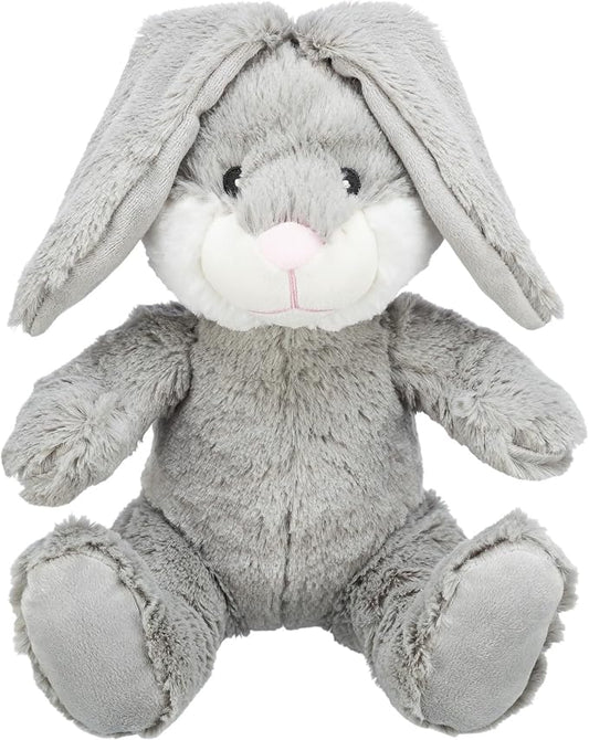 TRIXIE Be Eco Evan The Bunny Plush Dog Toy for All Dogs, 10" Fun and Cuddly No Sound Dog Toy, 98% Recycle Material