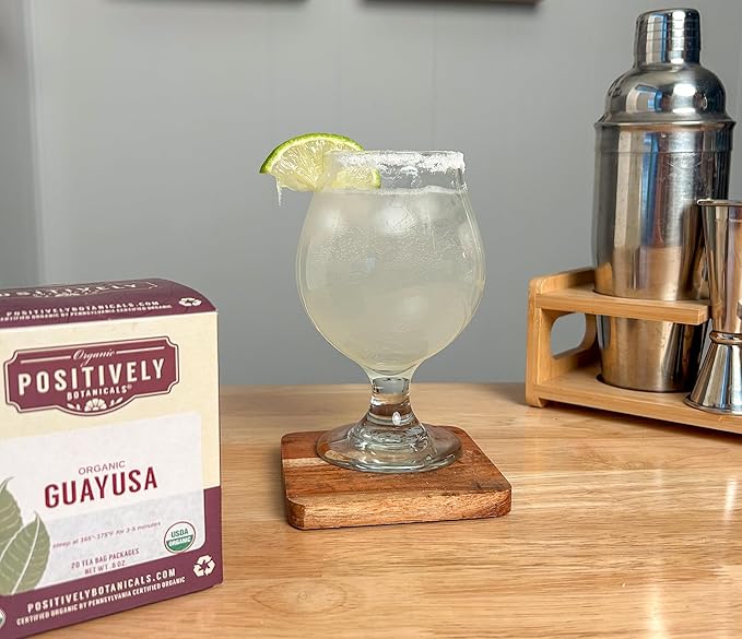 Organic Positively Botanicals Company, Guayusa Herbal Tea Bags, 20 Count