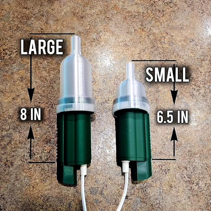 Aquarium Spot Vacuum for Gravel, Sand & Aquasoil, Electric Aquarium Cleaner, Removes Debris Without Removing Water (No Water Change Needed), Fully Submersible, Compact Design for Tight Spaces