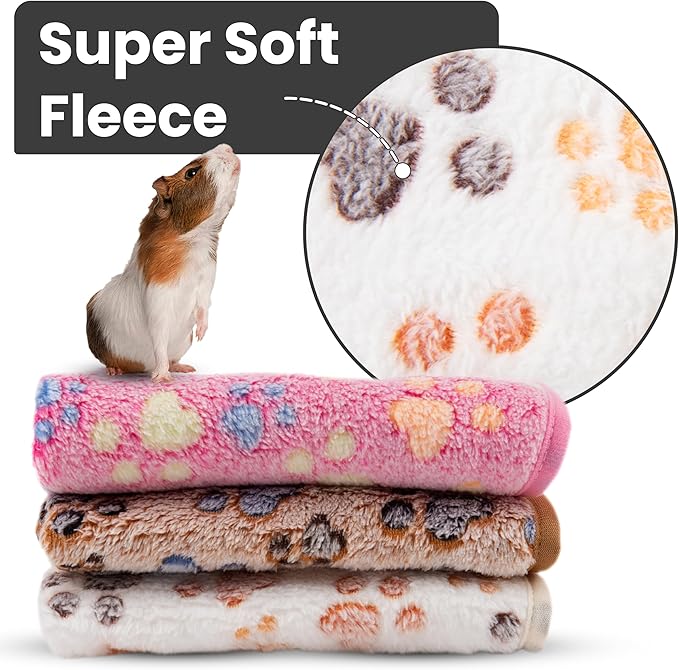 Washable Rabbit & Guinea Pig Cage Liner & Bedding for C&C 2x4 (57"x28"), 2 Pack, Easy to Clean Unlike Fleece, Waterproof, Absorbent, Non-Slip Pee Pad, Reusable Bunny Mat for Small Animals