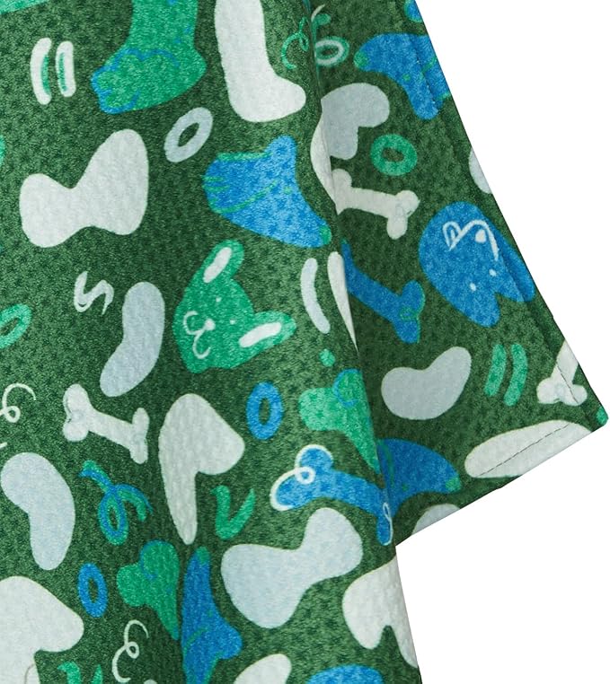 Dock & Bay Pet Towel - Super Absorbent & Quick Drying Dog Towels with Bag - 100% Recycled - Where's Woofy, Medium (90x50cm, 35x19)