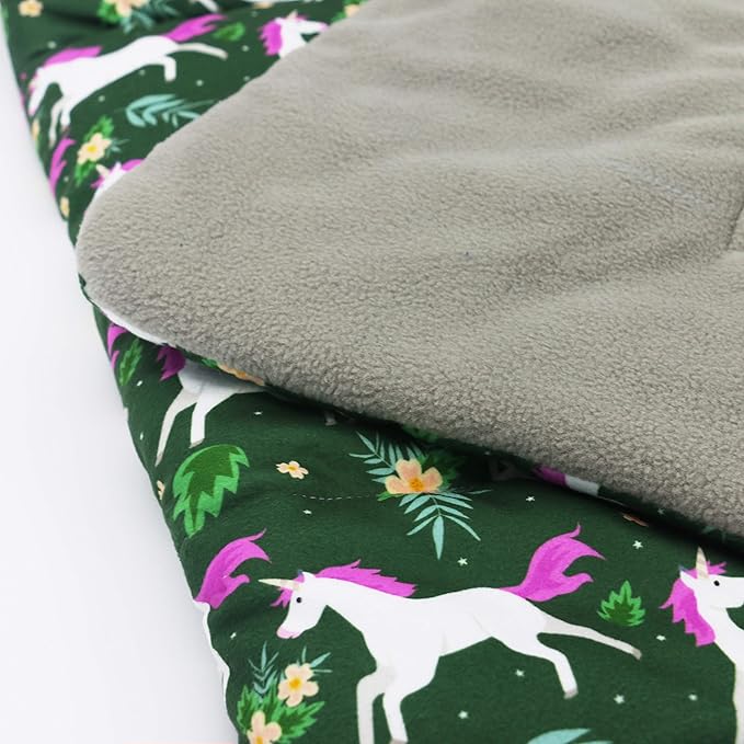 KAMEIOU Polar Fleece Guinea Pig Cage Liner Bedding for Small Animals Bed Chinchilla Rat Hedgehog Polar Fleece Bunny Rabbit Midwest Guinea Pig Liner Cages Beds C&C Small Pet Blanket Mats