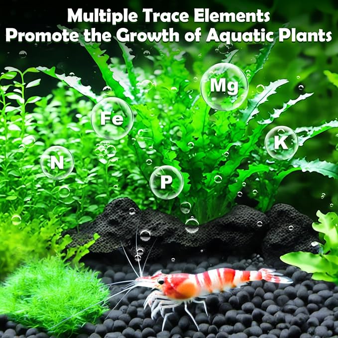 19.8Ib Aquarium Soil Water Grass Mud Fish Tank Aquascaping Aquarium Substrate Soil for Plants and Shrimps,No Need to Wash and No Muddy Water