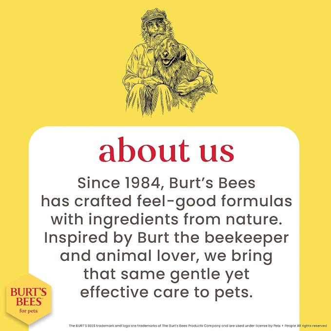 Burt’s Bees for Pets Tear Free Puppy Shampoo & Conditioner with Buttermilk, 2 in 1 Gentle Dog Shampoo for Puppies, Cleans and Conditions Sensitive Skin, 16 Fl Oz - 6 Pack