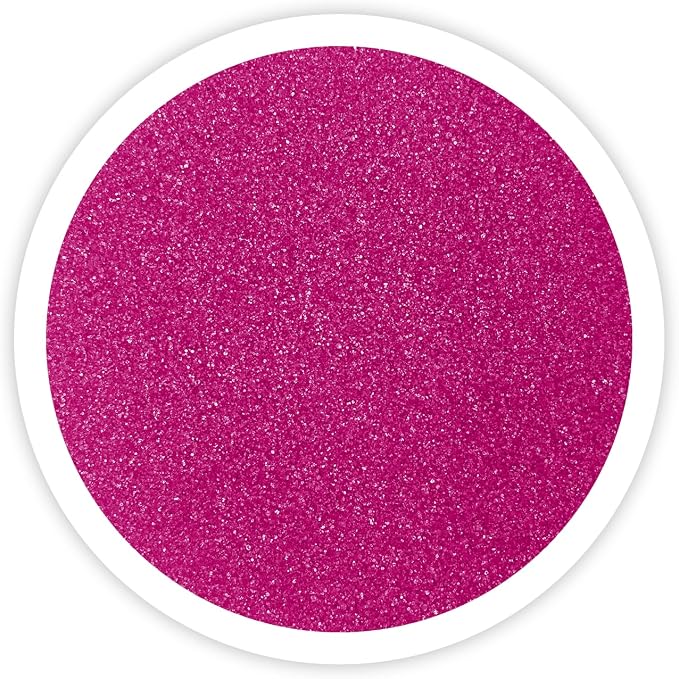 Begonia Unity Sand -1.5 LB (22 oz), Hot Pink Colored Sand for Weddings, Vase Filler, Home Decor, Crafts, Terrariums, and More
