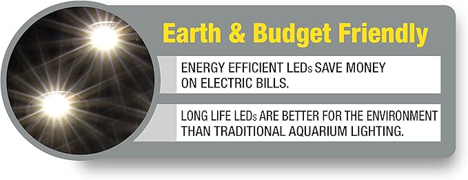 Marineland LED Aquarium Light, Natural Shimmering Light