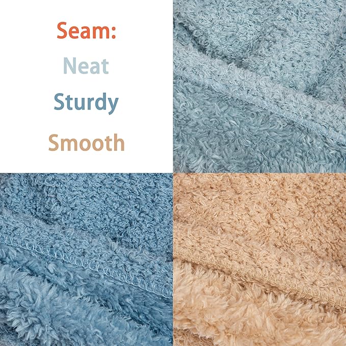 Dog Sweater, 3 Pack Sweaters for Small Dogs Girl, Dog Clothes for Medium Dogs Male or Boy, Ultra Soft and Warm Puppy Coat for Winter Christmas (X-Large, Light Blue+Blue+Khaki)