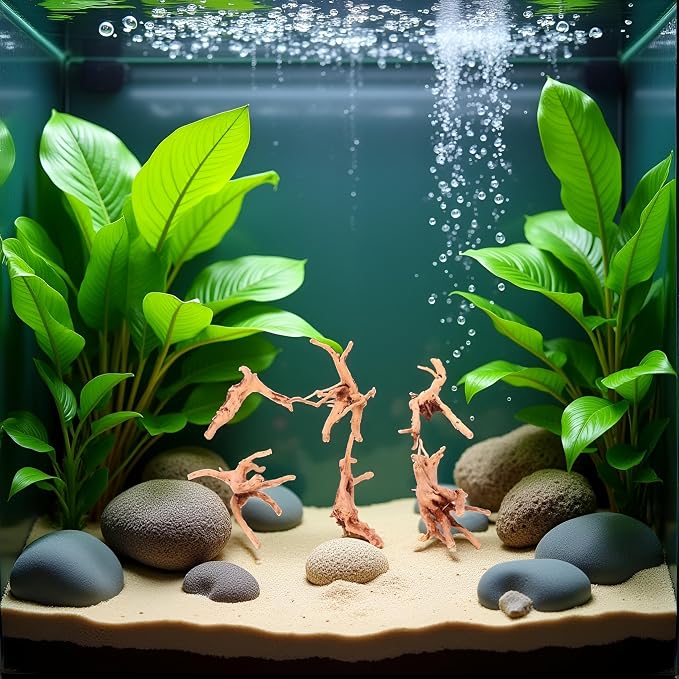 1Pc Natural Aquarium Driftwood Branches Wood Aquarium Trunk Driftwood Tree Fish Tank Log Decoration Plant Stump, Aquarium Decoration Wood Aquarium Thematic Ornaments Aquarium Accessories (8-10cm)