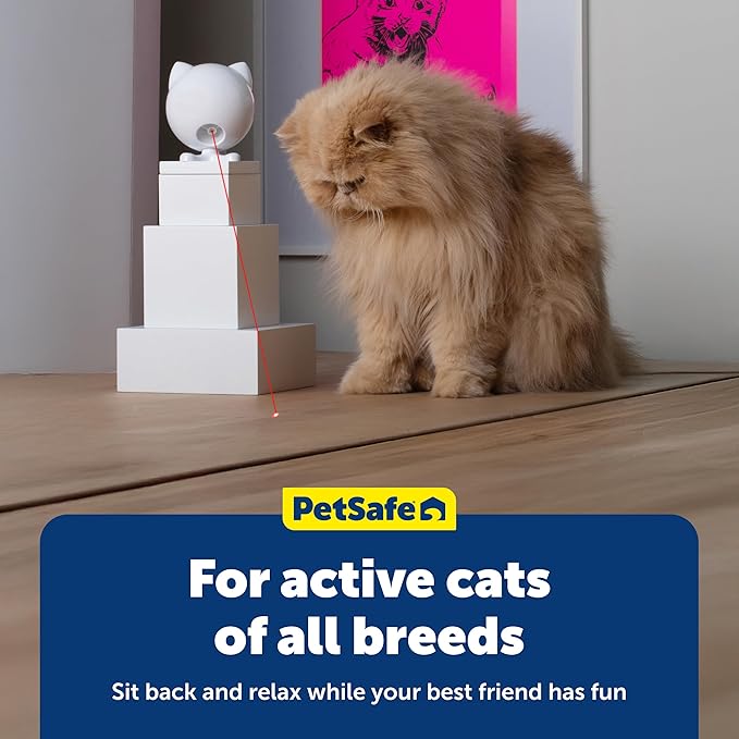 PetSafe Dancing Dot Laser Cat Toy - Interactive Playtime for Cats - 2 Play Modes