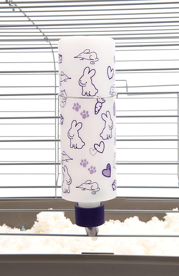 Lixit Weather Resistant Water Bottles for Rabbits, Ferrets, Guinea Pigs, Rats, Mice and Other Small Animals. (16 Ounce Pack of 2)