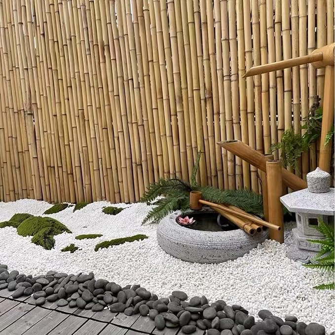 FANTIAN White Pebbles for Indoor Plants, 3/8 Inch Decorative White Stones. Polished River Rocks for Potted Plants Vase Cactus Bird Bath and Outdoor Garden Landscaping