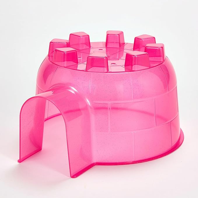 Kaytee Igloo Habitat Hideout For Pet Guinea Pigs, Ferrets, Dwarf Rabbits, Chinchillas, and Other Small Animals, Assorted colors, Large