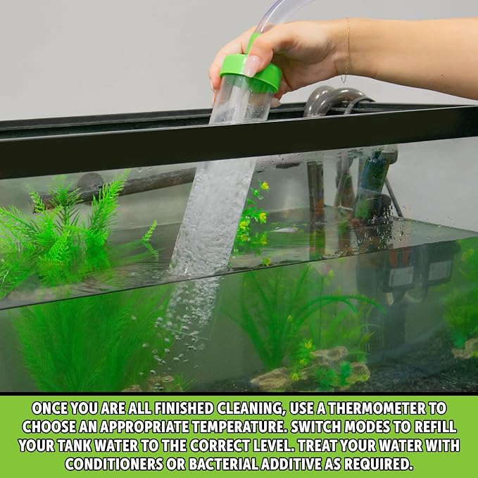 Python No Spill Clean and Fill Aquarium Maintenance System, Gravel Cleaner and Water Changer, 50 Foot | Gravel Cleaner and Water Changer
