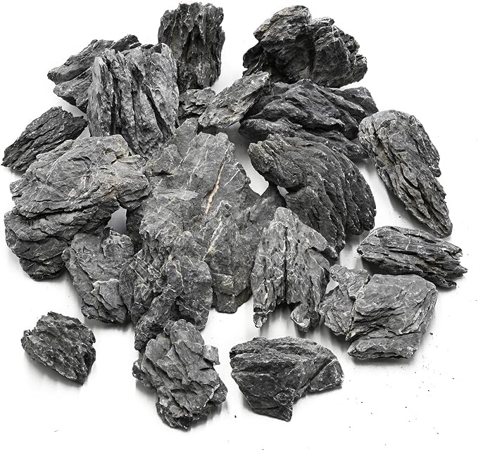 KINGRUI Aquarium Rocks Seiryu Rock Stone 44lb Dragon Stone for Aquarium Landscaping Models Fish Tank Decoration Reptile and Amphibian enclosures 3 to 9 inch