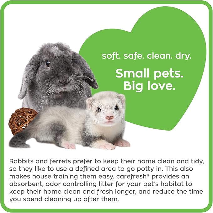 carefresh Rabbit & Ferret Dust-Free, Lightweight Litter, 10 lb
