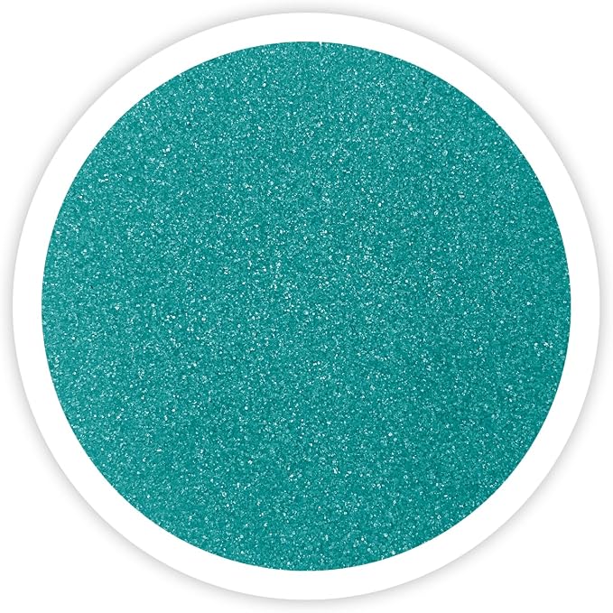 Pool Blue Unity Sand, 1 LB (16 oz), Teal Colored for Weddings, Vase Filler, Home Décor, Crafts, Terrariums, and More