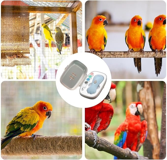 Bird Electric Nail Trimmer - Quiet Animals Toenail Shaver, Electric Bird Nail Grinder | Beak Shaping Device, Avian Claw Care Tool, Low Noise Grooming Accessory for Budgerigar, Parakeets, Conure,