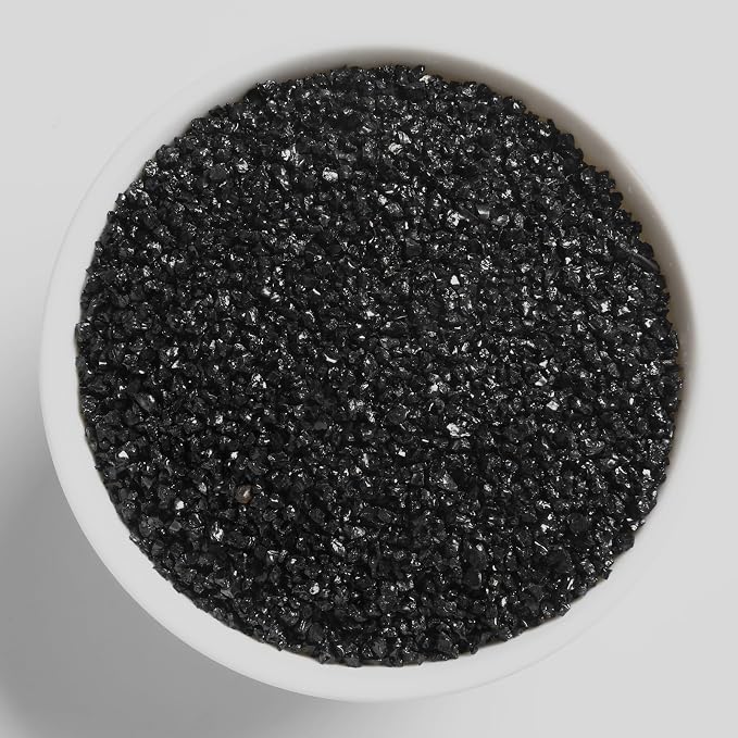 Boniosz 2.4lb Succulents and Cactus Black Sand, Décor & Additive Tiny Stones,DIY Rocks Gravel for Bonsai, Fairy Gardening, Terrarium, Vases Fillers