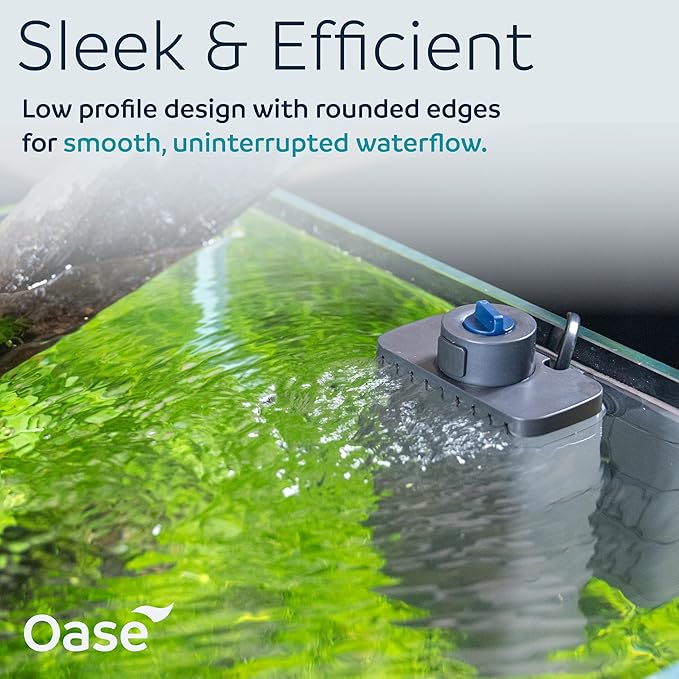 Oase EcoFlow 200 Internal Aquarium Filter – Quiet Submersible Multi-Stage Filter (Biological & Mechanical), Custom Flow, Easy-Clean Modules, For Freshwater, Saltwater Tanks up to 50 Gal (200L)