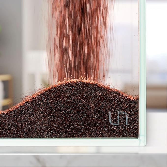 UNS Controsand - Pacifica, 8L - Natural Freshwater 0.4-0.9mm Dark Reddish Sand for Aquascaping Planted Tanks - Aquarium, Terrarium, Paludarium Substrate for Betta, Shrimp, Fish, Jumping Spider, Turtle