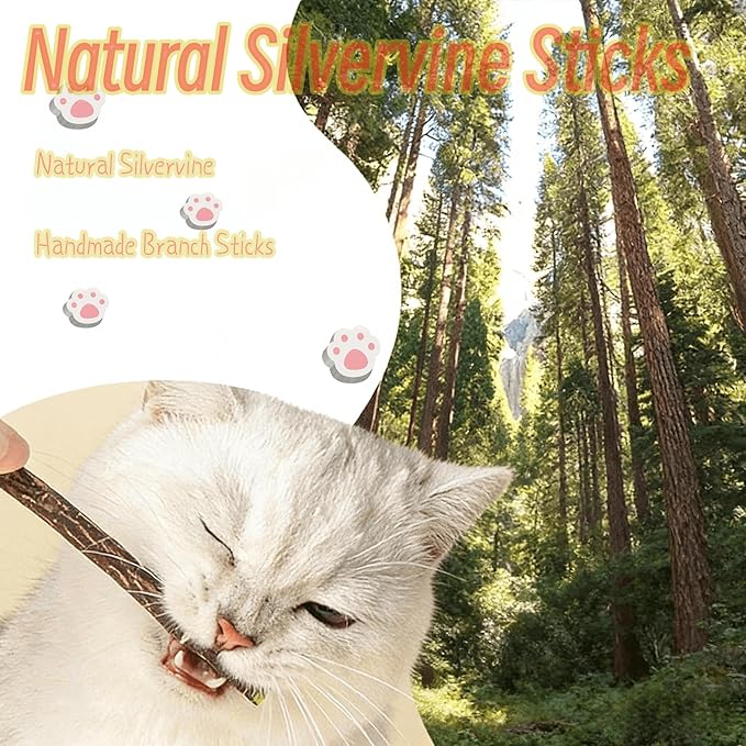 9PCS-Cat Chew Toy, Cat Toys for Indoor Cats with Silvervine Sticks, Safe Teeth Cleaning Chew Toys (Model 1)