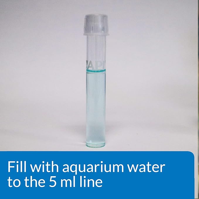 API REPLACEMENT PLASTIC TEST TUBES WITH CAPS For Any Aquarium Test Kit Including API Freshwater Master Test Kit 24-Count Box