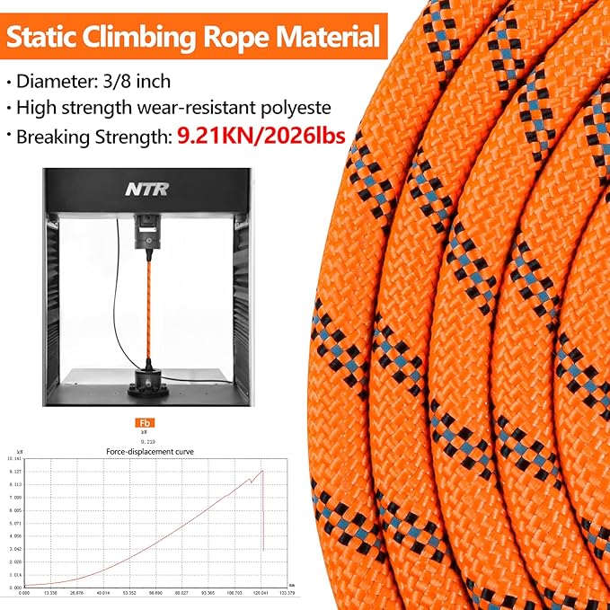 NTR 8FT Heavy Duty Dog Leash with Swivel Lockable Hook and Comfortable Padded Handle, Orange Rope Dog Leash for Small Medium Large Dogs Training, Playing, Camping, or Backyard