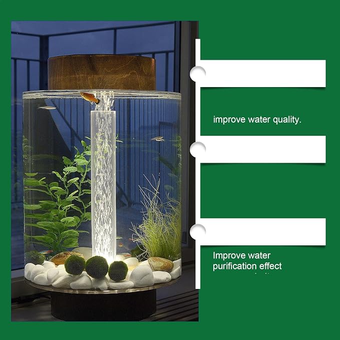 Powerful Aquarium Water Purification Tablet,Water Purification Tablets for Fish Tank,Remove All Kinds of Turbidity from Fish TankWater (2PC)