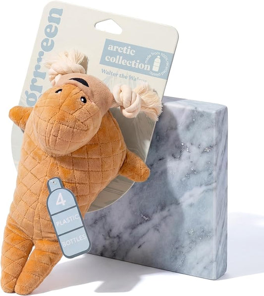 Dog Toys | Plush Walrus Stuffed Animal for Large Dogs | Eco Friendly Jumbo Dog Toy