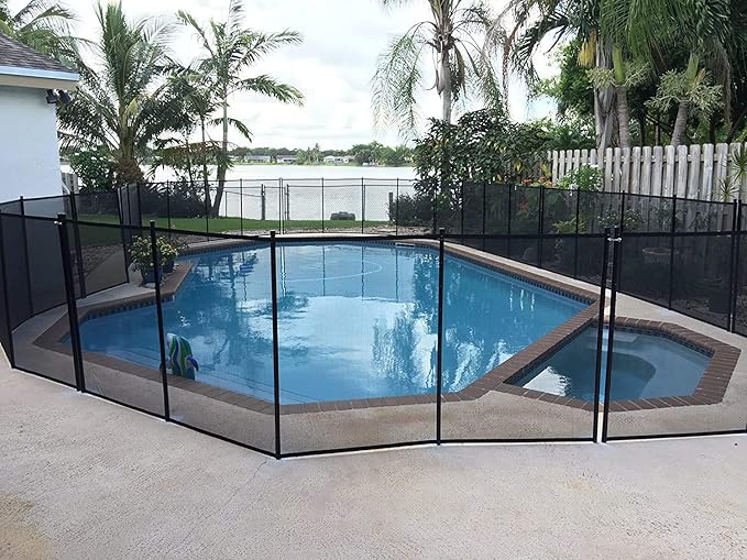 Safety Fence for In Ground Pool Size: 5', Black
