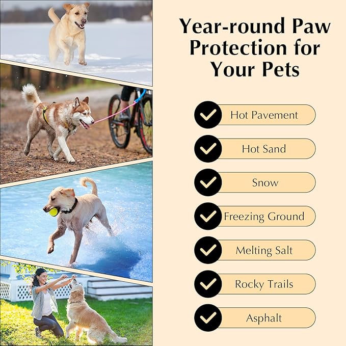 All-Natural Dog Paw Balm for Dogs & Cats | 2 Pack Dog Paw Pad Balm Paw Protector, Moisturizer & Soother for Dry Cracked Paws & Noses | Snout Soother for Dogs (1.23oz*2)