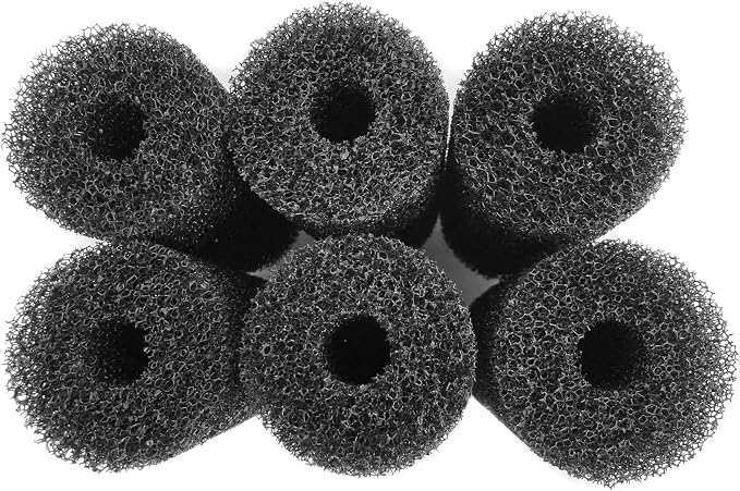 Wave Point 6 Pack, 5.9″ Big Prefilter Sponge Foam Replacement Filtration Kit for Pond Aquarium Fish Tank
