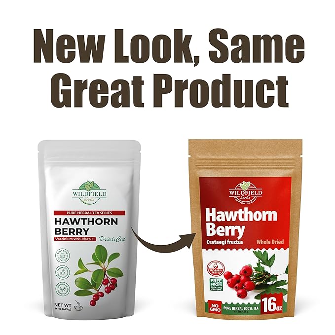 16 oz. Hawthorn Berry Herb Tea Espino blanco (Crataegus L.) - 453g Hawthorn Berry Tea