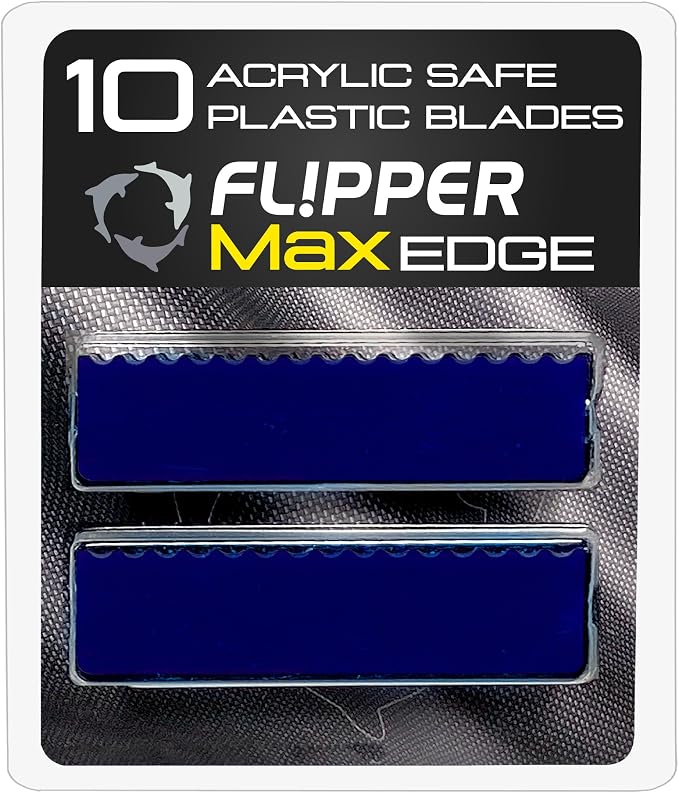 Flipper Edge MAX Acrylic Safe Plastic Blades - 10 Pack