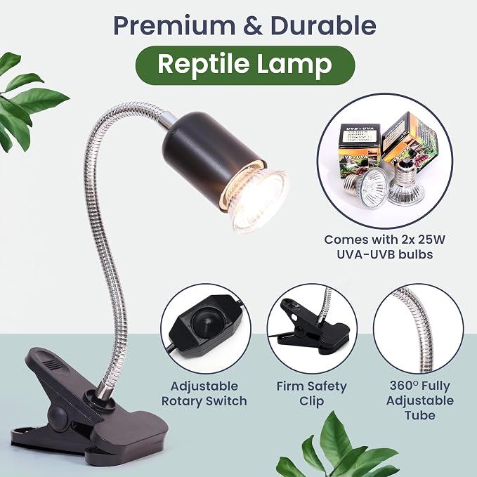 Large Turtle Tank Kit for Aquatic Turtles – Complete Starter Habitat with Filter, UVB Lamp, Basking Platform, Plants, Feeding Ring – Turtle Aquarium Kit (Black)
