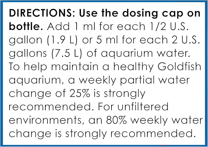 API GOLDFISH PROTECT Aquarium Water Conditioner 4-Ounce Bottle