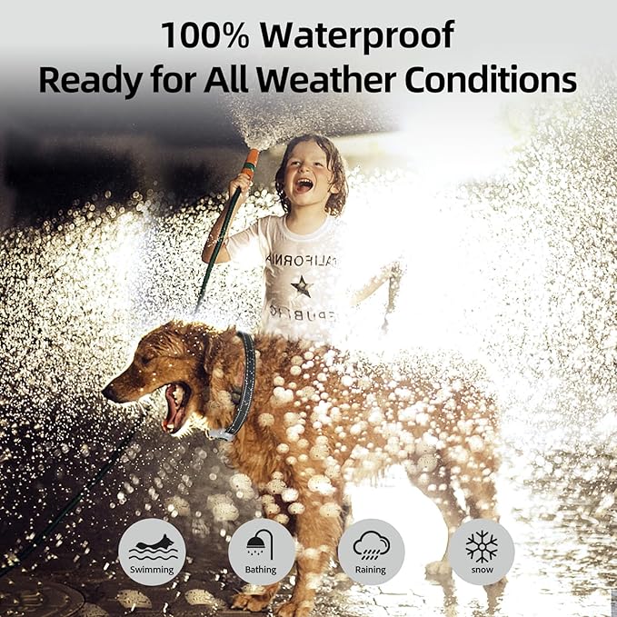 FAFAFROG Dog Bark Collar for Large Medium Small Dogs, Rechargeable Smart Bark Collar, Anti Barking Training Collar with 5 Adjustable Sensitivity Beep Vibration (Silver)